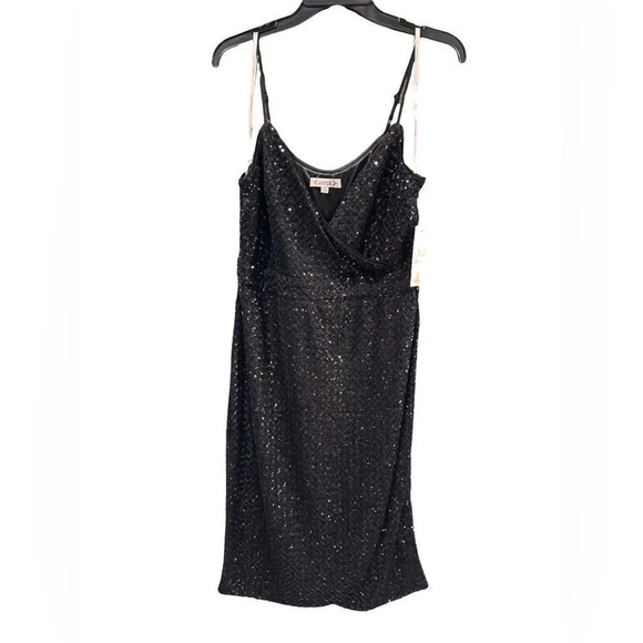Nanette Lepore Sequin Holiday Dress Cocktail Sz 12 NWT MSRP $198 - Picture 3 of 5